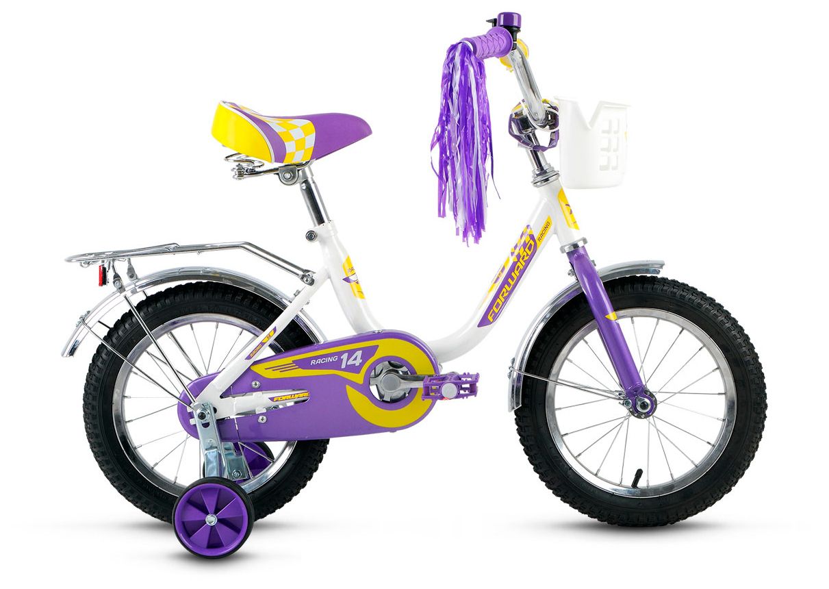 Велосипед Forward Racing 14 Girl 2016 детский велосипед для девочек forward racing 014 girl yellow pink