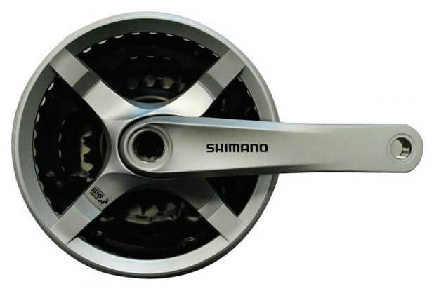 Запчасть Shimano Tourney TY501, 175 мм, 42/34/24 (AFCTY501E244CSB)