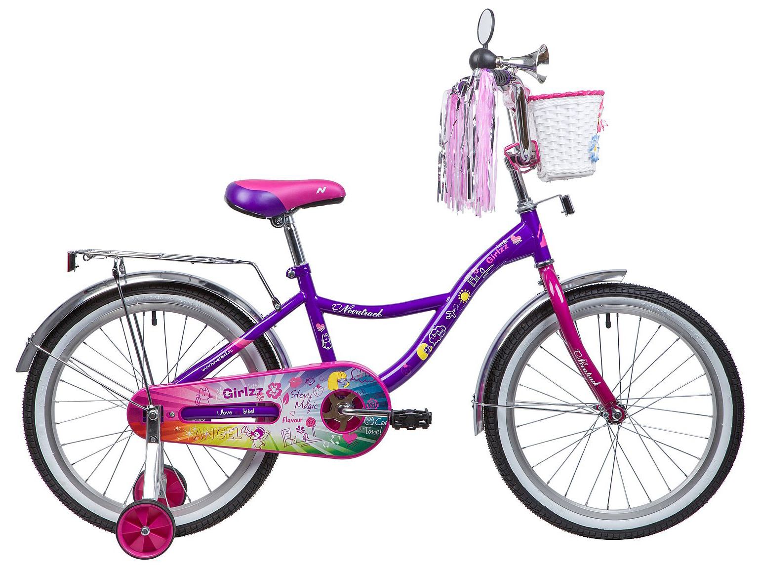  Велосипед Novatrack Little Girlzz 20 2019