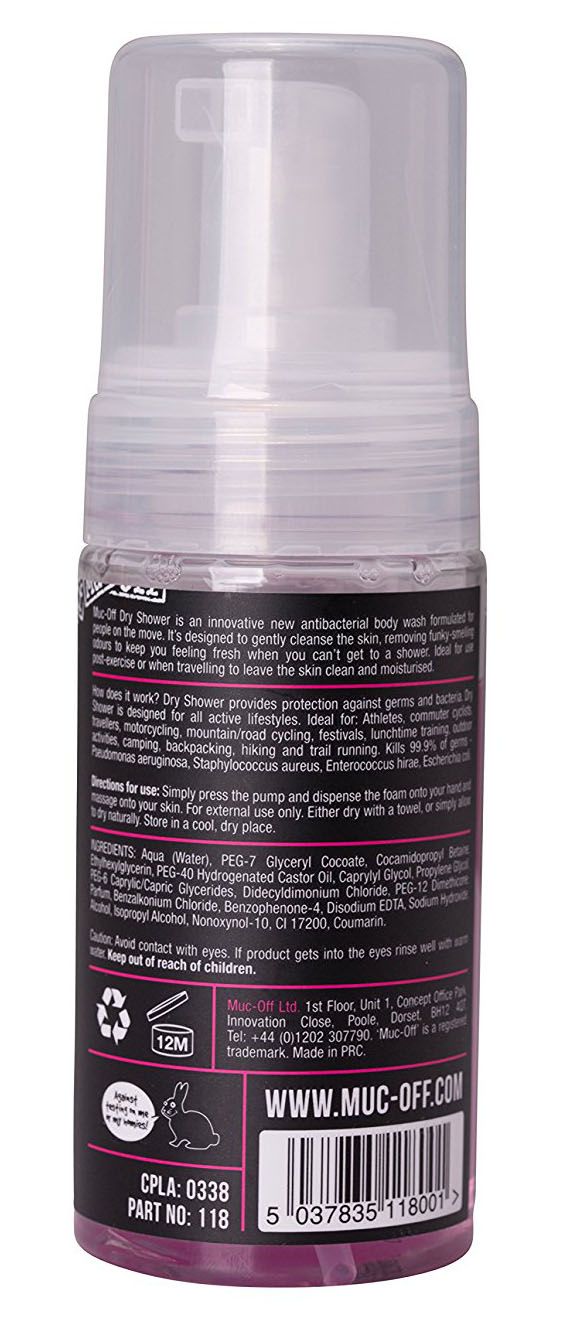 Велокосметика Muc-Off сухой душ Dry Shower, 50 мл