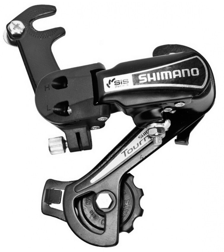  Переключатель задний для велосипеда Shimano Tourney TY21-B, GS, 6 ск. (ARDTY21BGSBL)