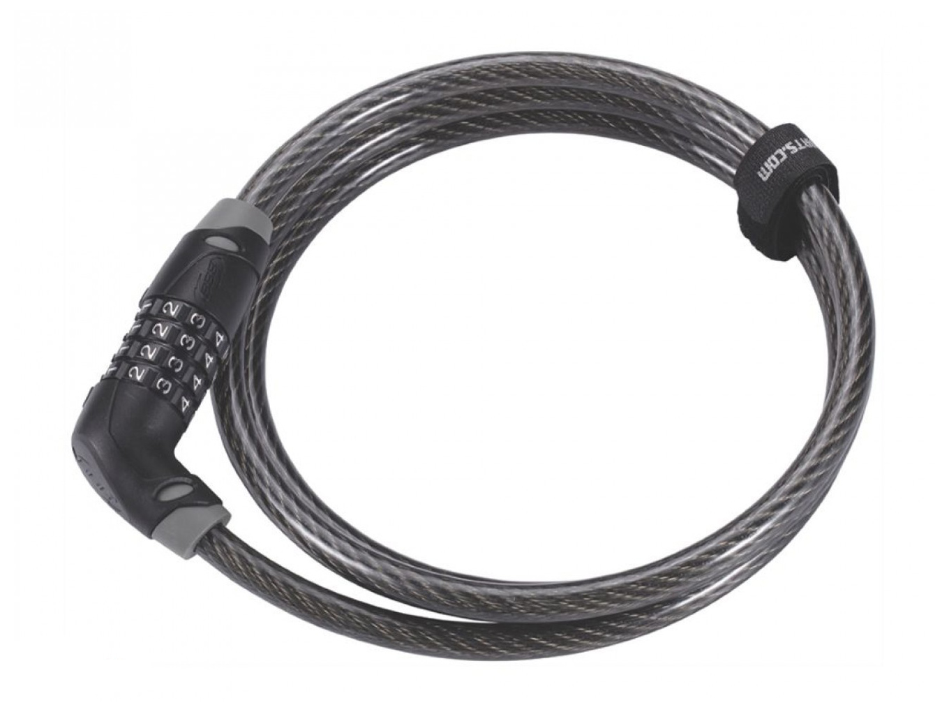  Кодовый замок для велосипеда BBB BBL-66 QuickCode Coil cable 8mm x 1200mm