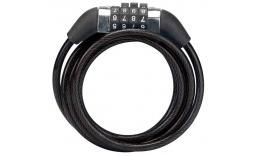 Кодовый замок для велосипеда  XLC  Combination lock-spiral cable 8 x 1200 mm