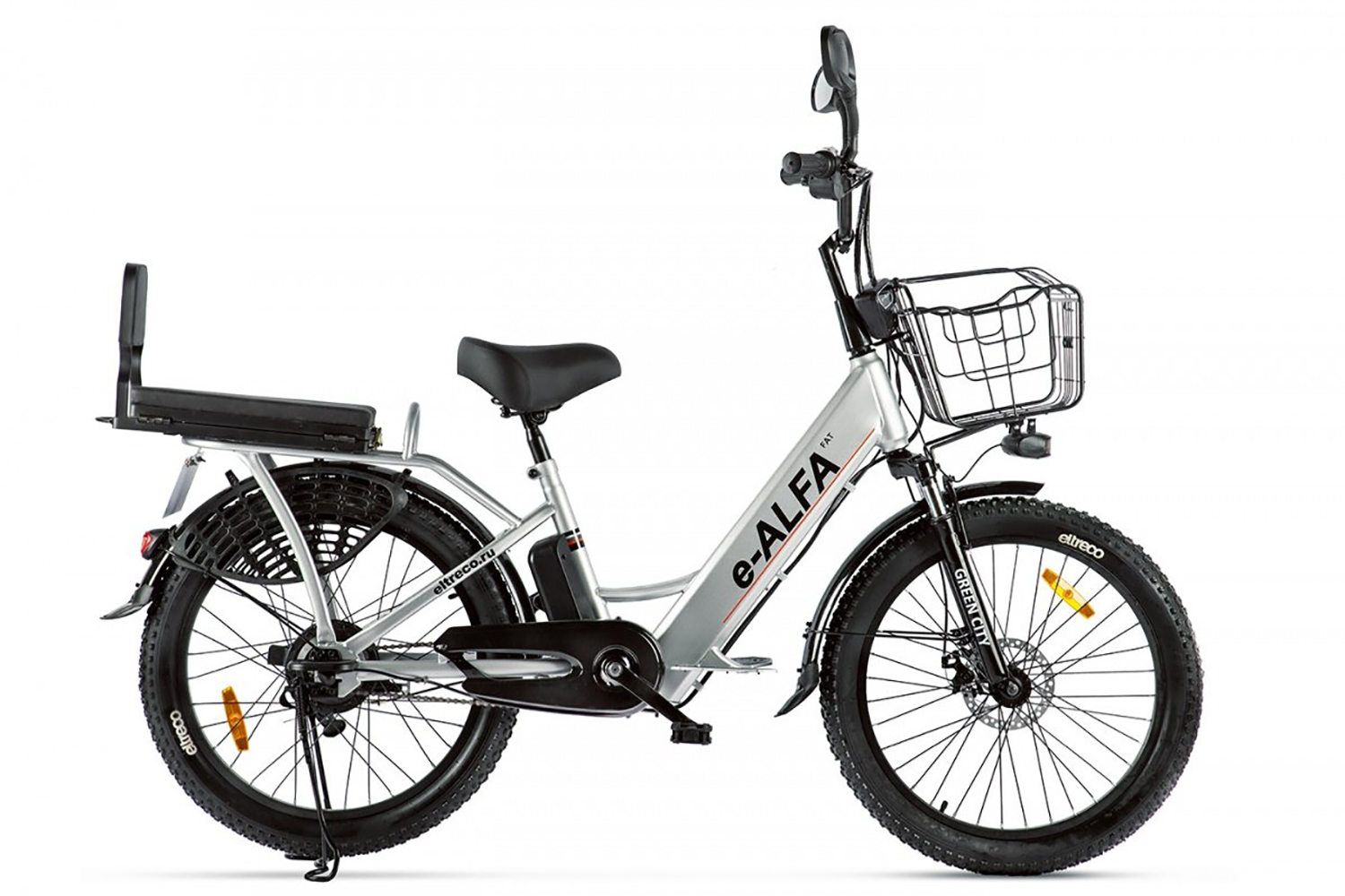  Велосипед Eltreco e-ALFA Fat (2021) 2021