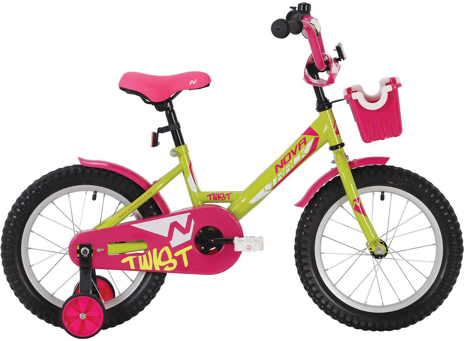  Отзывы о Детском велосипеде Novatrack Twist 16 с корзиной 2020