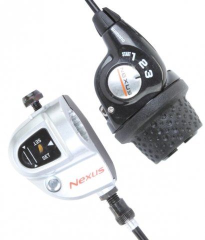  Шифтер для велосипеда Shimano Nexus, 3S35E, 3ск, bell crank 3, оплетк, 1800 мм