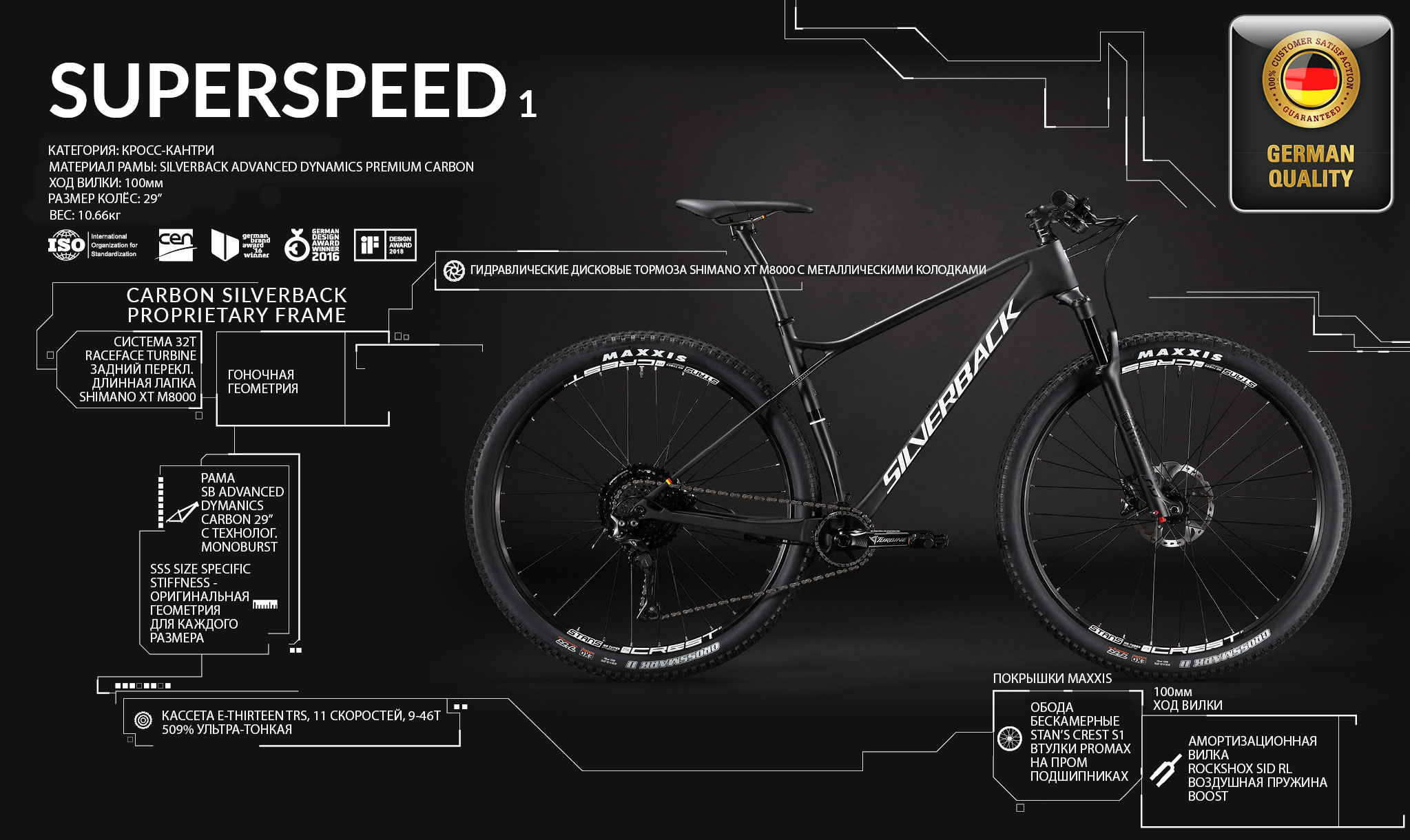 Горный велосипед Silverback Superspeed 1.0 2019