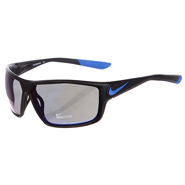 Nike Optics Ignition R Matte Black/Game Royal Grey W/Blue Night Flash Lens