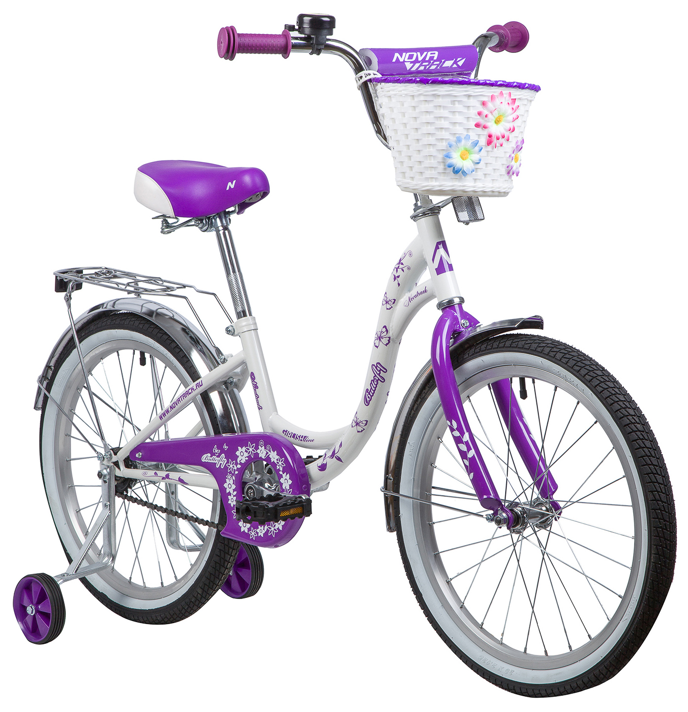 Детский велосипед Novatrack Butterfly 20 2019