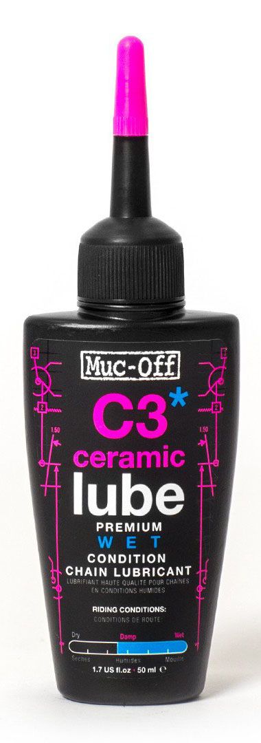  Смазка Muc-Off для цепи C3 Wet Ceramic Lube 50 мл.