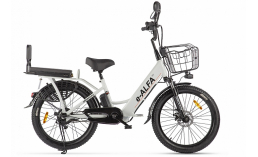 Белый велосипед  Eltreco  e-ALFA Fat  2020
