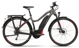 Черный велосипед  Haibike  SDURO Trekking S 8.0 Damen 500Wh 20G XT  2019