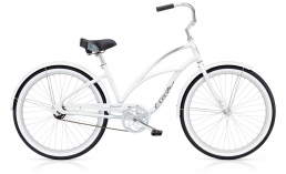 Белый велосипед  Electra  Cruiser Lux 3i '24  2019