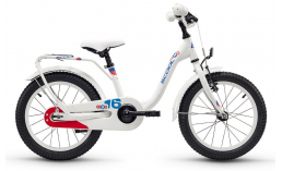 Белый велосипед  Scool  niXe 16 steel  2019