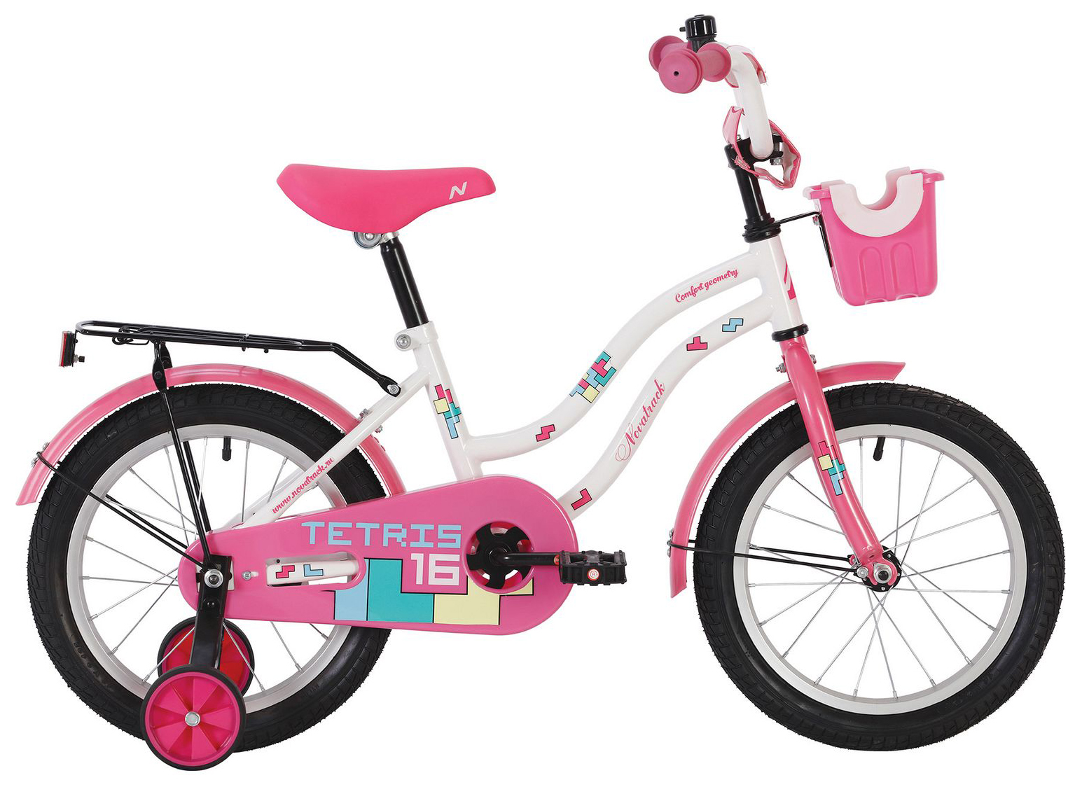 Велосипед детский Novatrack Tetris 18 2020