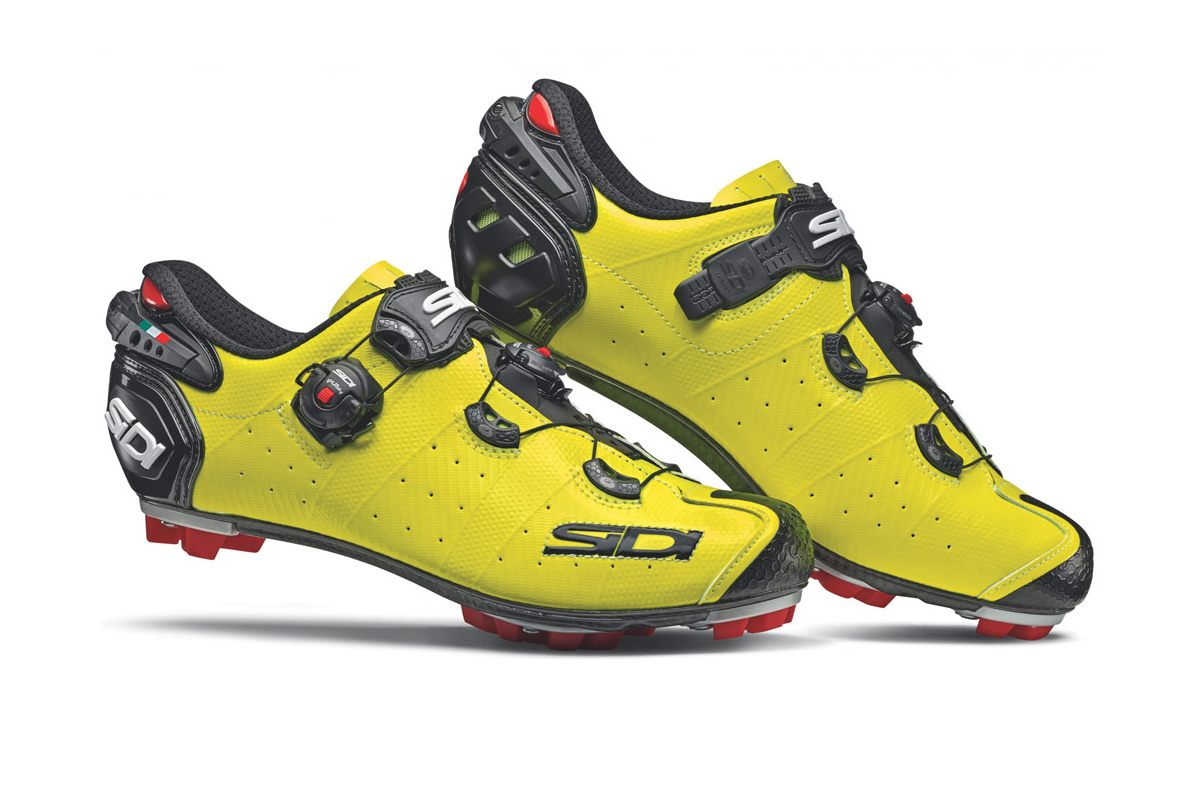  Велообувь Sidi MTB Drako 2 Carbon SRS желтый 38.5