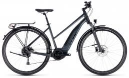 Черный велосипед  Cube  Touring Hybrid One 500 Lady  2018