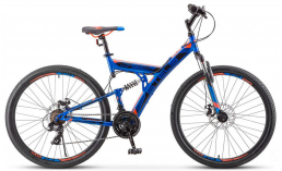 Горный велосипед синий  Stels  Focus MD 27.5 21-sp (V010)  2018
