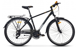 Черный велосипед  Stels  Navigator 800 Gent V010 (2021)  2021