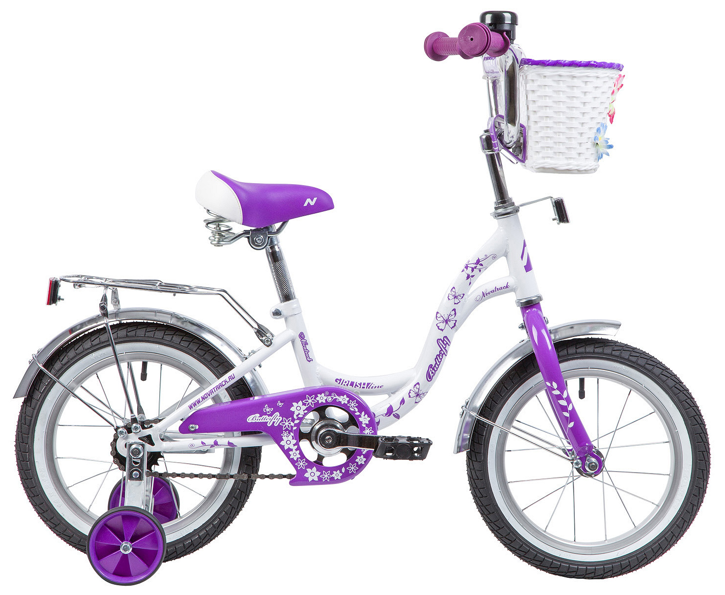  Отзывы о Детском велосипеде Novatrack Butterfly 14 2019