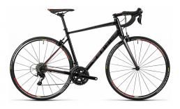 Черный велосипед  Cube  Attain SL  2016