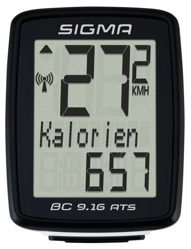  Беспроводной велокомпьютер SIGMA BC 9.16 ATS Topline, 9 функций