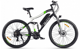 Зеленый двухподвесный велосипед  Eltreco  FS-900  2020