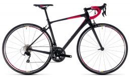 Черный велосипед  Cube  Axial WS GTC Pro  2018