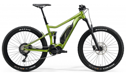 Зеленый двухподвесный велосипед  Merida  eOne-Twenty 600  2019