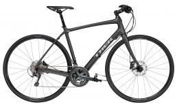 Черный велосипед  Trek  FX S 5  2017