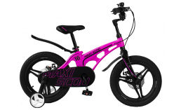 Розовый велосипед  Maxiscoo  Cosmic Deluxe 16  2022