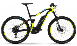 Желтый велосипед  Haibike  Xduro FullSeven Carbon 8.0  2018