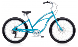 Черный велосипед  Electra  Lux Fat Tire 7D  2019