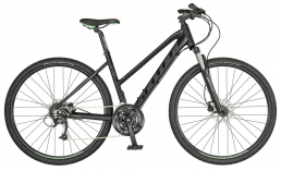 Черный велосипед  Scott  Sub Cross 40 Lady  2019