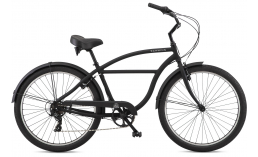 Черный велосипед  Schwinn  Alu 7  2022