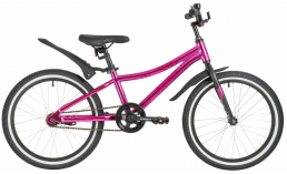 Детский велосипед для девочки розовый  Novatrack  Prime Girl 20" (2021  2021