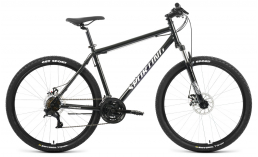 Чёрный горный велосипед  Forward  Sporting 27,5 2.2 D  2022