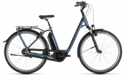 Черный велосипед  Cube  Town Hybrid EXC 400 Easy Entry  2019