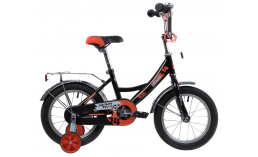 Чёрный велосипед детский  Novatrack  Urban 16  2020