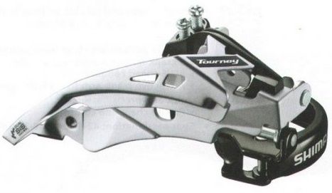  Переключатель передний для велосипеда Shimano Tourney TY700, 7/8 ск, 34.9 мм, 42T (AFDTY700TSL6)