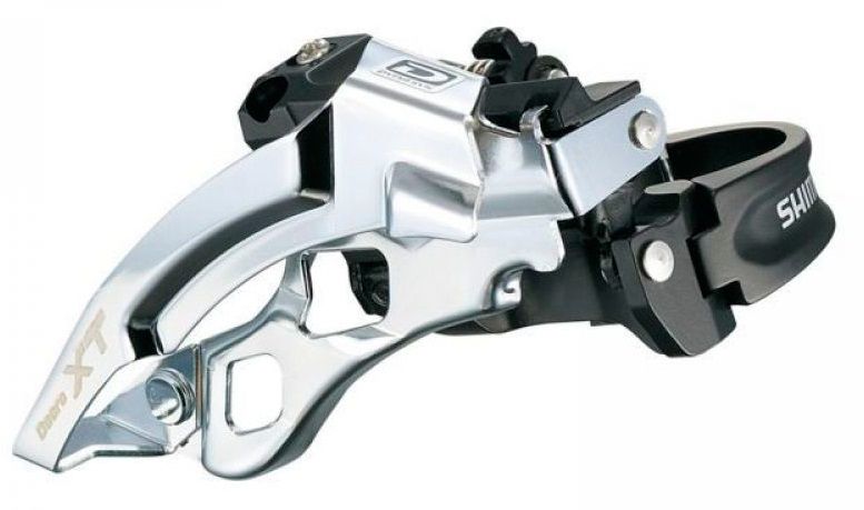  Переключатель передний для велосипеда Shimano XT M780-A, для 3 зв, ун. тяга, для больш. звез 40/42T, хомут 34.9