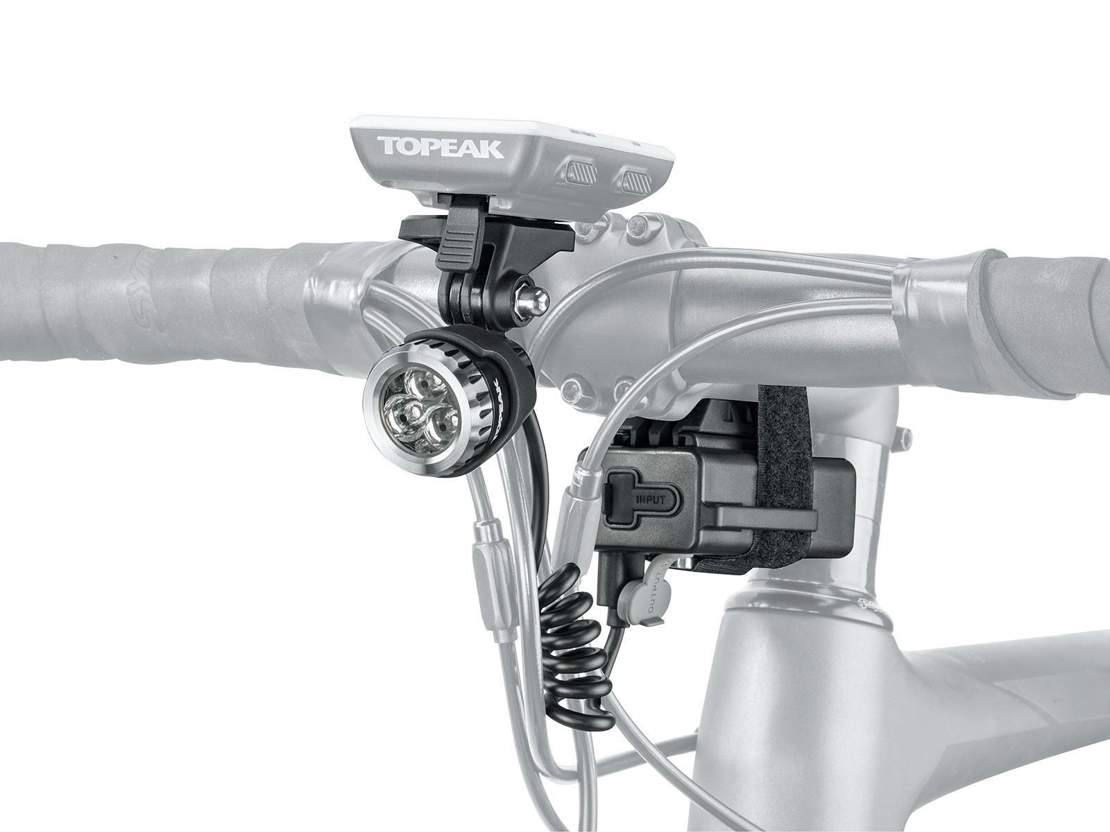  Передний фонарь для велосипеда Topeak WhiteLite HP Mega 420 w/3000mAh power pack