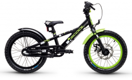 Черный велосипед  Scool  faXe 18, 3 alloy  2019