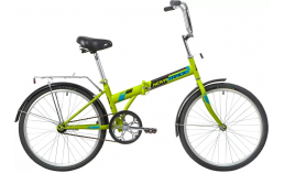 Складной велосипед зеленый  Novatrack  TG 24" 2.0 (2021)  2021