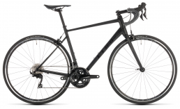 Черный велосипед  Cube  Attain SL  2019