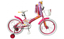 Детский велосипед со съемными колесами  Stark  Tanuki 18 Girl  2019