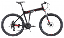 Черный велосипед  Stark  Cobra 26.2 HD  2020