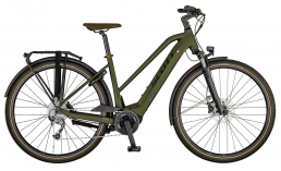 Электровелосипед зеленый  Scott  Sub Tour eRide 30 Lady  2021