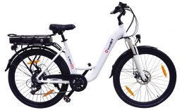 Белый велосипед  IconBit  K-9  2019