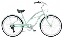 Белый велосипед  Electra  Cruiser Lux 7D Ladies 24  2022